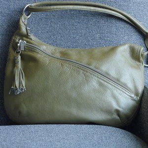 Convertable Leather Hobo